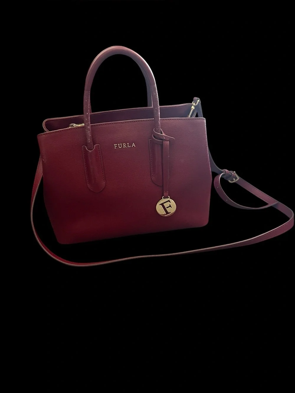 FURLA Two-way Leather Handbag